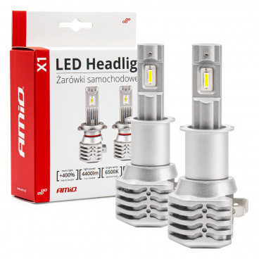 Automobilové LED žiarovky série X1 H3 6500K Canbus