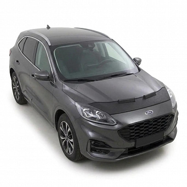Čierny ochranný návlek na prednú časť kapoty Ford Kuga III 2019–2024