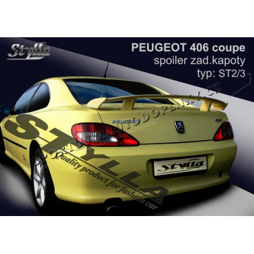 PEUGEOT 406 coupe 97-04 spoiler zad. kapoty (EU homologace) PEUGEOT 406 coupe 97-04 spoiler zad. kapoty (EU homologace)