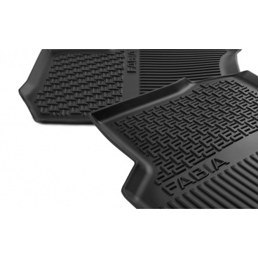 Originálne gumové koberce Škoda Fabia III zadné