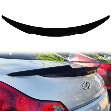 Zadné krídlo Infiniti G37 Lesklá čierna ABS Zadné krídlo Infiniti G37 Lesklá čierna ABS