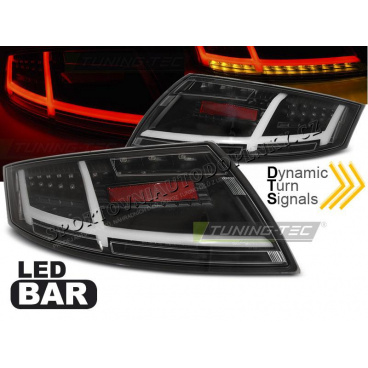 Audi TT 04.2006-02.2014- zadné lampy black LED BAR (LDAUD4)