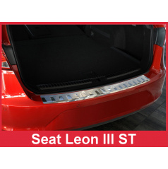 Nerez kryt- ochrana prahu zadného nárazníka Seat Leon III 5F ST 2013-16