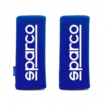 Detské návleky na bezpečnostné pásy Sparco modré 2 ks