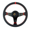 Športový volant WRC black / red 350 mm