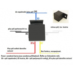 Automatické relé k dennému svietenie