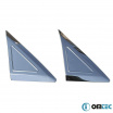 Nerez trojuholníkové kryty zrkadiel Mercedes Sprinter W906 2006-18, VW Crafter 2006-17