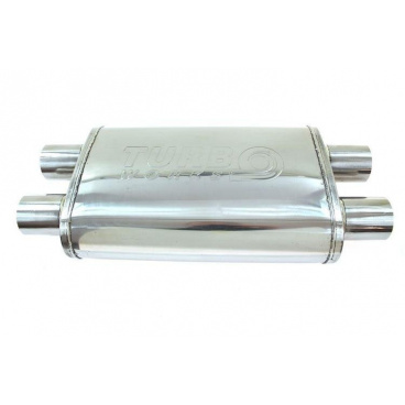 Tlmič Stredový 51mm TurboWorks LT 304SS 355mm Tlmič Stredový 51mm TurboWorks LT 304SS 355mm