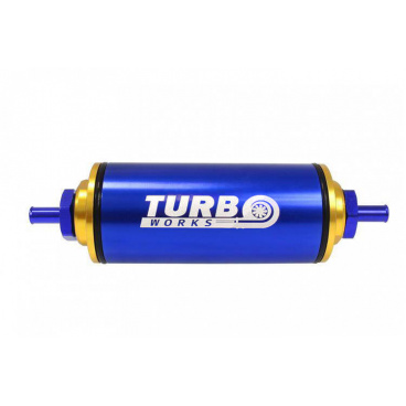 Filter paliva TurboWorks 8,6mm Modrý
