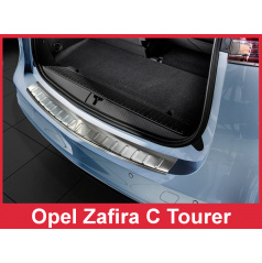 Nerez kryt- ochrana prahu zadného nárazníka Opel Zafira C Tourer 2012-16