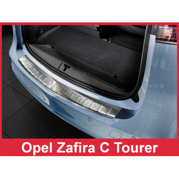 Nerez kryt- ochrana prahu zadného nárazníka Opel Zafira C Tourer 2012-16