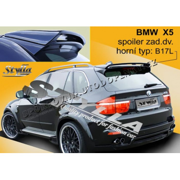 BMW X5 07+ spoiler zadných dverí horný