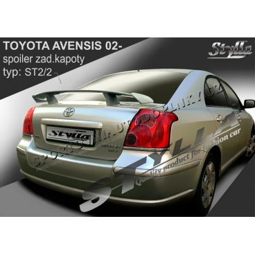 TOYOTA AVENSIS sedan 02+ spoiler zad. kapoty (EU homologace) TOYOTA AVENSIS sedan 02+ spoiler zad. kapoty (EU homologace)