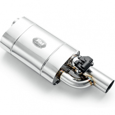 Športový výfuk RM s nastaviteľnou elektrickou zvukovou klapkou 300 mm