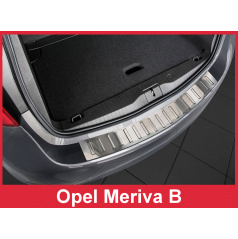 Nerez kryt- ochrana prahu zadného nárazníka Opel Meriva B 2010+
