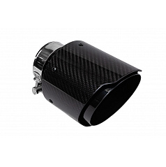 Koncovka tlmiča 114mm vstup 70mm Carbon Gloss