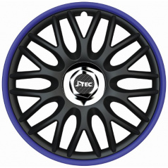 Kryty kolies ORDEN black blue 13-16" (sada 4 ks)