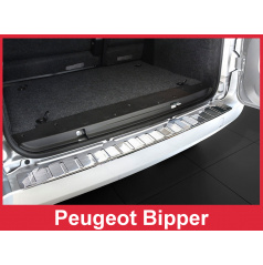 Nerez kryt- ochrana prahu zadného nárazníka Peugeot Bipper 2007+