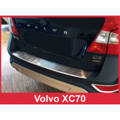 Nerez kryt- ochrana prahu zadného nárazníka Volvo XC70 2007-13