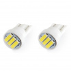 Žiarovky parkovacie T10 3 SMD LED biele 6000K - 2 ks