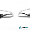 Nerez kryty zrkadiel Omtec leštené Dacia Duster 2010-12, Lodgy 2012+, Dokker 2012+
