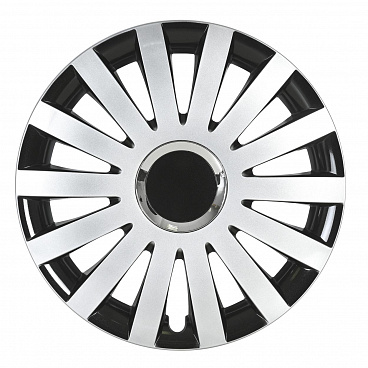 Puklice na auto SAIL 15" palcov čierno-strieborná Puklice na auto SAIL 15" palcov čierno-strieborná