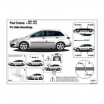 Ochranné bočné lišty na dvere, Fiat Croma, 2005-2007