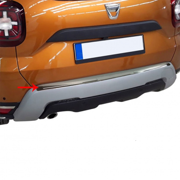 Nerez hrana zadného nárazníka Omtec Dacia Duster 2018+ leštené prevedení Nerez hrana zadného nárazníka Omtec Dacia Duster 2018+ leštené prevedení