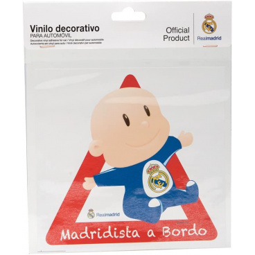 Originálne samolepka Dieťa v aute s logom Real Madrid Originálne samolepka Dieťa v aute s logom Real Madrid