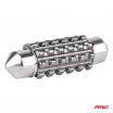LED žiarovky CANBUS Festoon C5W 12SMD 2016 36mm Biela 12V 24V