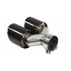 Koncovka Tlmiča 101mmx2 vstup 76mm Carbon Gloss Sada