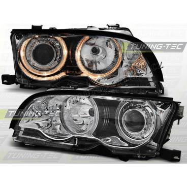 BMW E46 99-03 Angel Eyes chróm (LPBM81) - coupe, cabrio