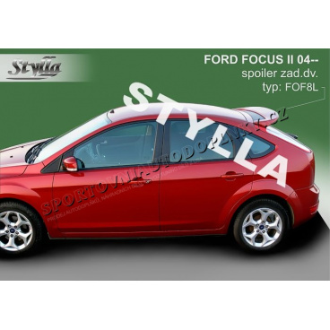 Ford Focus II HTB 04+ spoiler zadných dverí horný (EÚ homologácia)