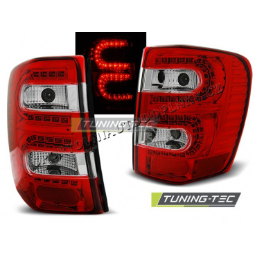 Chrysler Jeep Grand Cherokee 1999-05.2005 zadné lampy red white LED (LDCH08) Chrysler Jeep Grand Cherokee 1999-05.2005 zadné lampy red white LED (LDCH08)