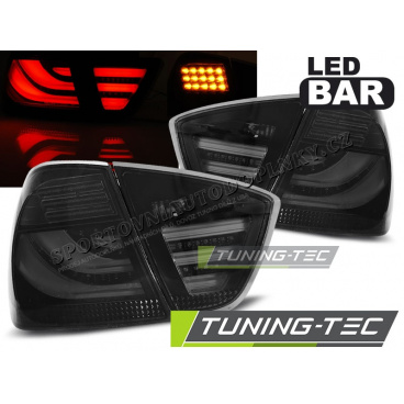 BMW E90 2009-11 zadné lampy smoke black LED BAR 