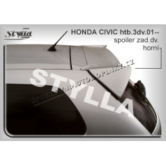 Honda Civic 3D (01+) spoiler zadných dverí horný