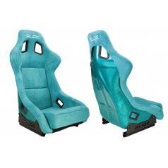 Športové sedadlo SLIDE KS2 Premium Morská modrá Velúr & Morská modrá Trblietka