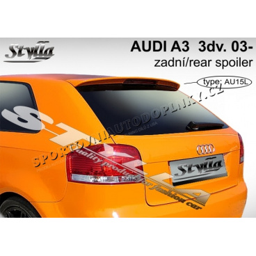 Audi A3 3D 03+ krídlo zadných dverí horné Audi A3 3D 03+ krídlo zadných dverí horné