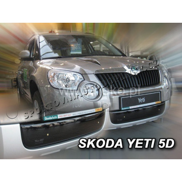 Zimná clona - kryt chladiča Škoda Yeti 5 dveř. 2009 + (spodný)