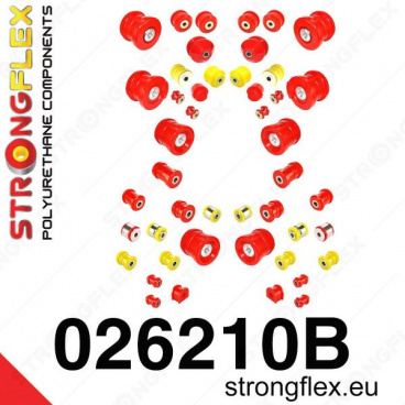 Audi Allroad 2004-11 Strongflex kompletná zostava silentblokov 46 ks Audi Allroad 2004-11 Strongflex kompletná zostava silentblokov 46 ks