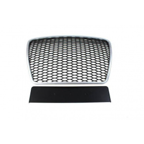 Gril Audi A6 C6 Facelift RS-Štýl Matná Strieborno-Čierna