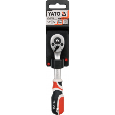 Ráčna 1/4" 155 mm vyhnutá Ráčna 1/4" 155 mm vyhnutá