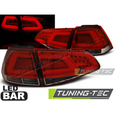 VW Golf 7 2013+ zadné lampy red white LED Bar (LDVW02)