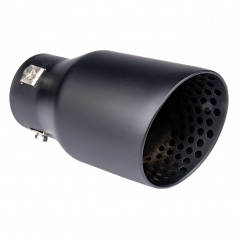 Nerezová koncovka výfuku 89 mm čierna