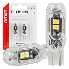 LED žiarovky STANDARD W5W T10 2835 5SMD biele 12V