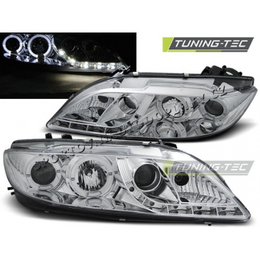 MAZDA 6 2002-07 PŘEDNÍ ČÍRÁ SVĚTLA DAYLIGHT LED CHROME MAZDA 6 2002-07 PŘEDNÍ ČÍRÁ SVĚTLA DAYLIGHT LED CHROME