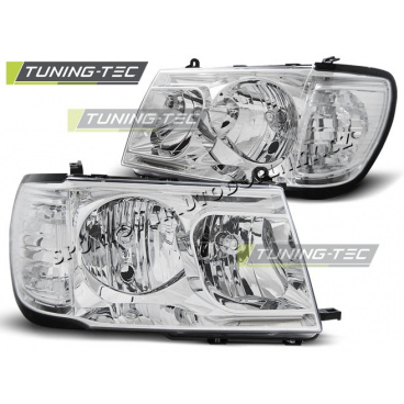 TOYOTA LAND CRUISER FJ100 1998-2004 PŘEDNÍ ČÍRÁ SVĚTLA CHROME TOYOTA LAND CRUISER FJ100 1998-2004 PŘEDNÍ ČÍRÁ SVĚTLA CHROME