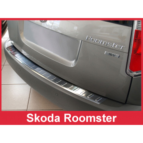 Nerez kryt- ochrana prahu zadného nárazníka Škoda Roomster 2006-12