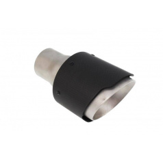 Koncovka tlmiča 114mm vstup 63mm Carbon Mat