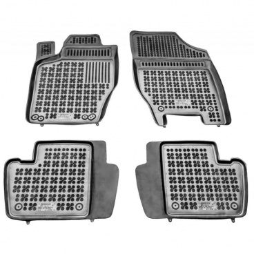 Citroen C4 II, 2011-, s hasiacim prístrojom pod nohami spolujazdca - gumové autokoberce Citroen C4 II, 2011-, s hasiacim prístrojom pod nohami spolujazdca - gumové autokoberce